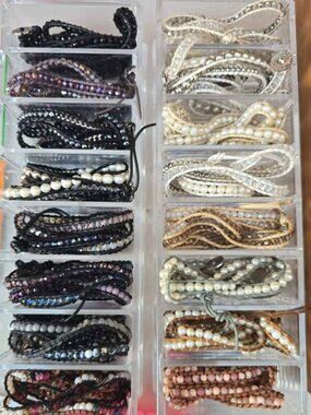 Lot of 16 Victoria Emerson Leather Wrap Bracelets - Multi-Wrap Jewelry